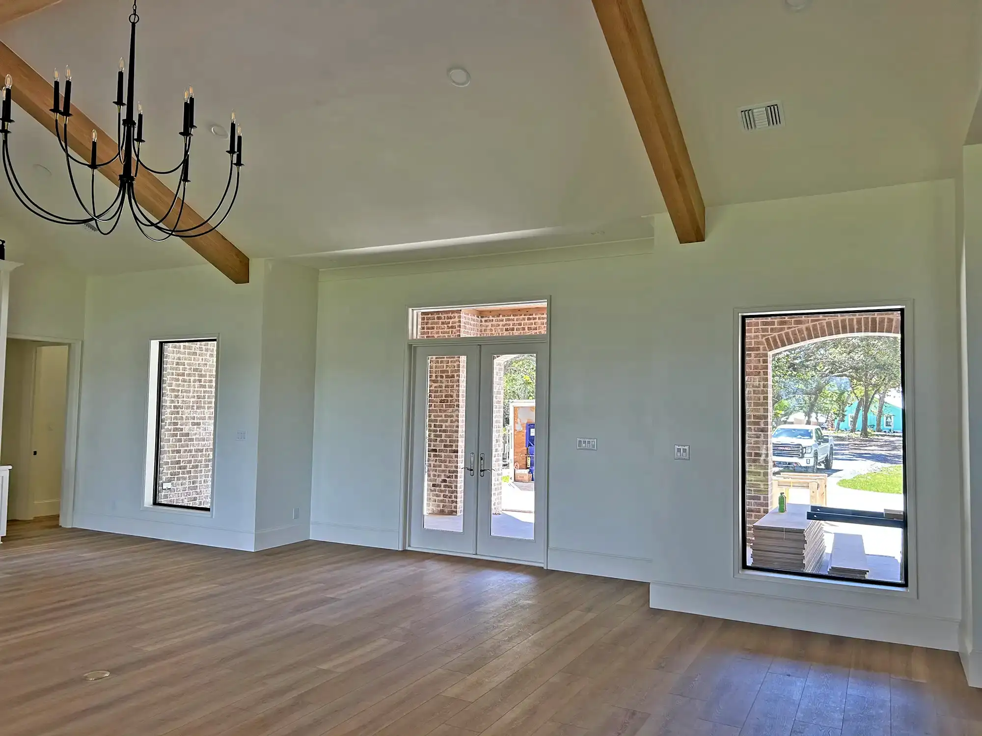 Luxury new home construction - Buck project progress photo 25 by McQuillen Custom Homes in Orange Beach, AL