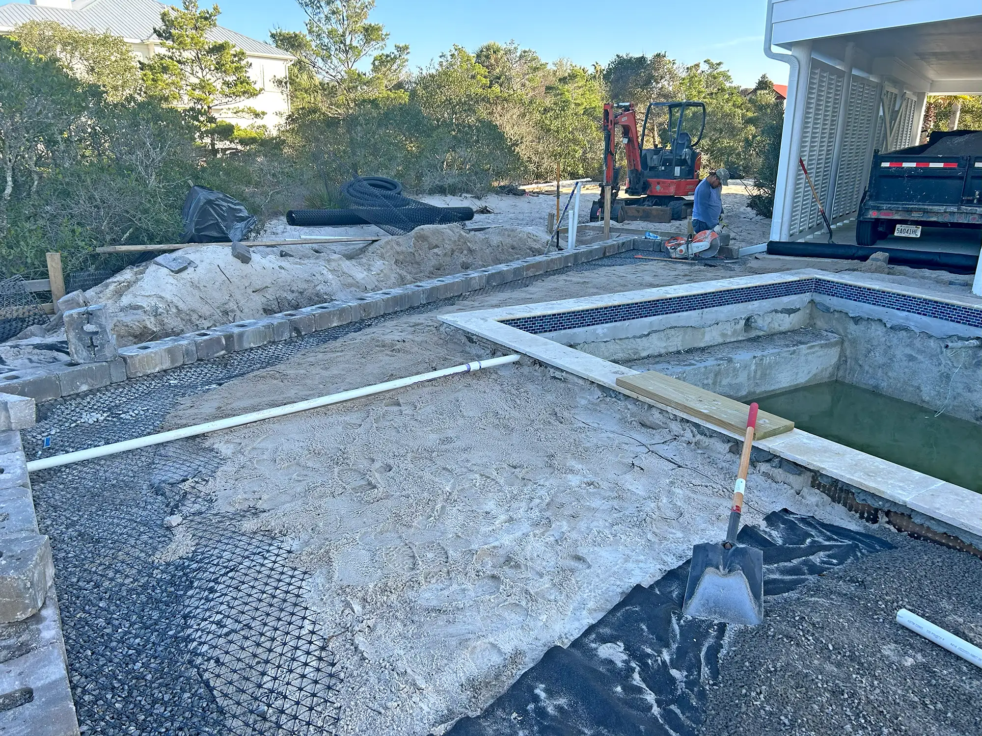 Luxury new home construction - Cruz project progress photo 4 by McQuillen Custom Homes in Orange Beach, AL