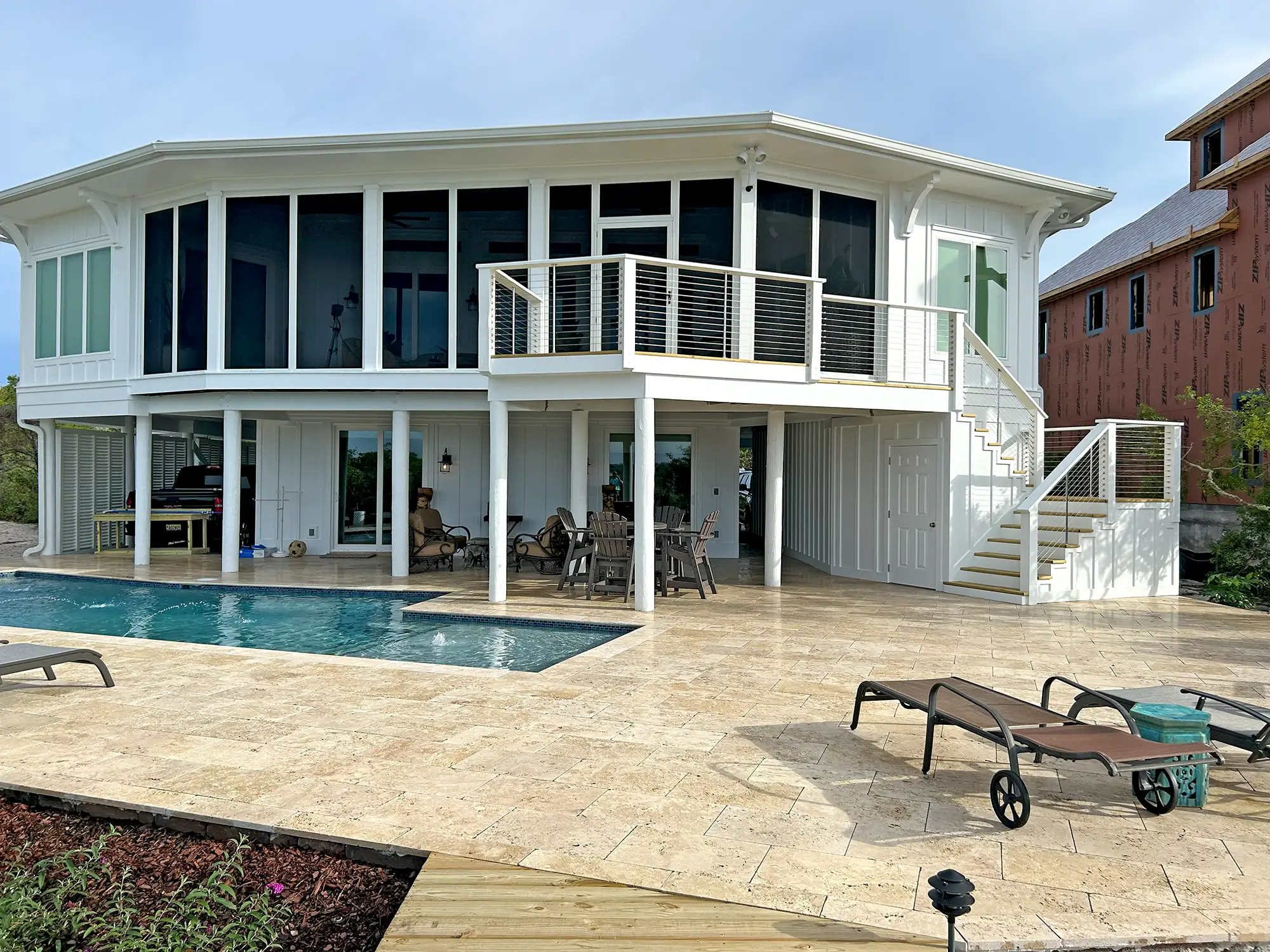 Luxury new home construction - Cruz project progress photo 7 by McQuillen Custom Homes in Orange Beach, AL