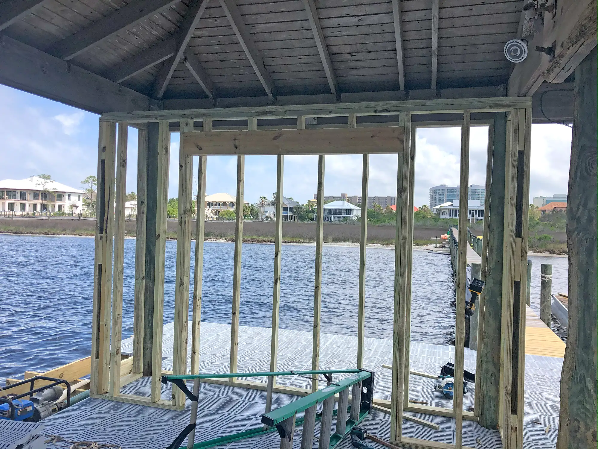 Luxury new home construction - Cruz project progress photo 12 by McQuillen Custom Homes in Orange Beach, AL