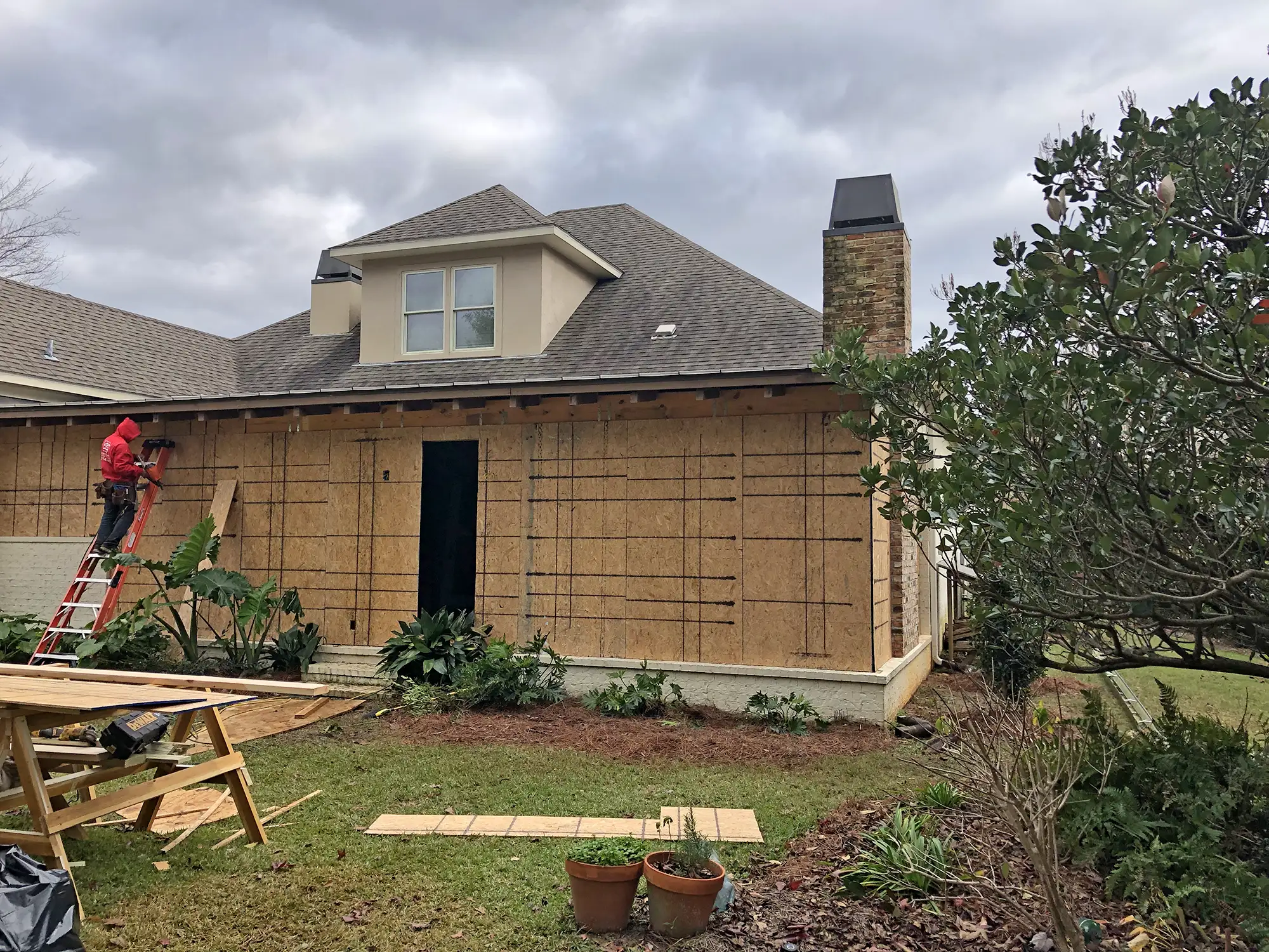 Luxury new home construction - Lacey project progress photo 9 by McQuillen Custom Homes in Orange Beach, AL