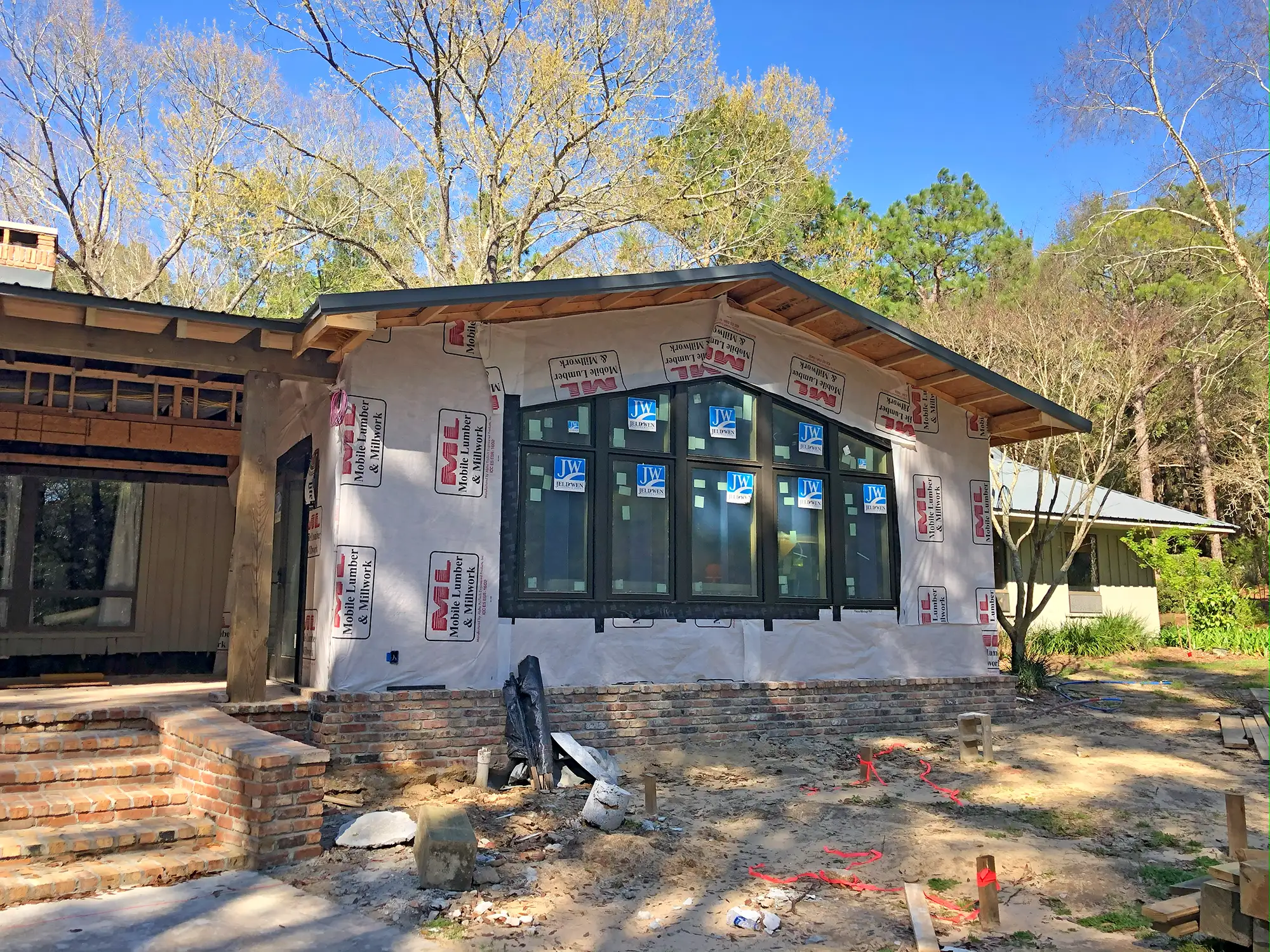 Luxury new home construction - McLauren project progress photo 4 by McQuillen Custom Homes in Orange Beach, AL