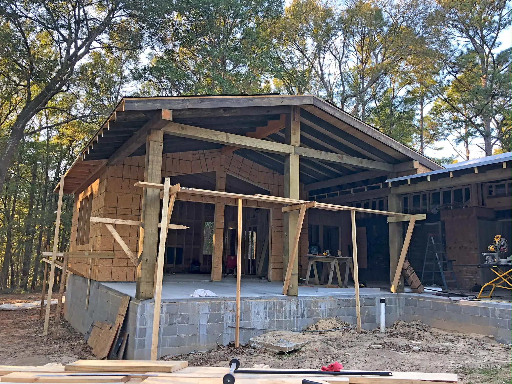 Luxury new home construction - McLauren project progress photo 9 by McQuillen Custom Homes in Orange Beach, AL