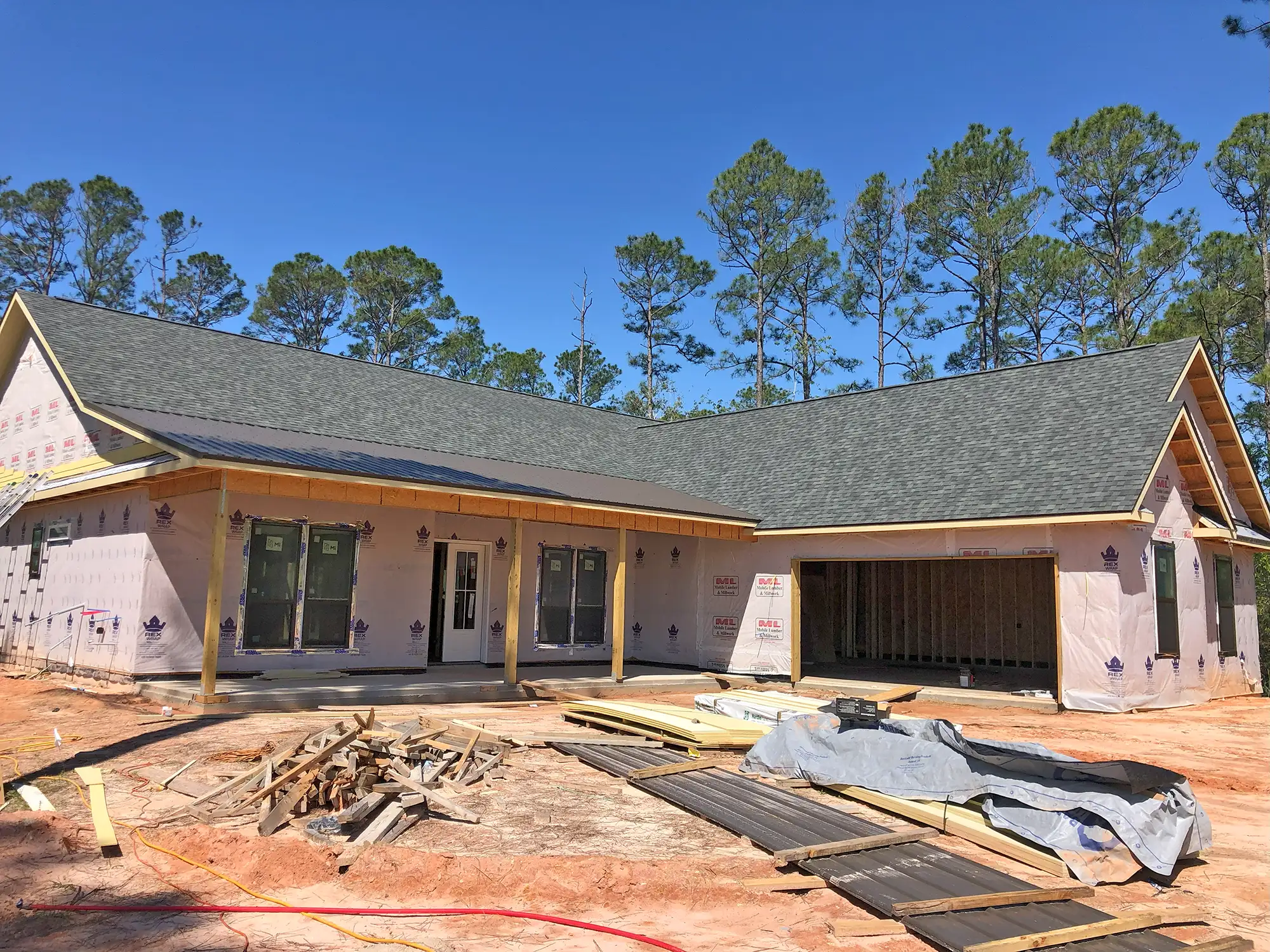 Luxury new home construction - Trevino project progress photo 1 by McQuillen Custom Homes in Orange Beach, AL