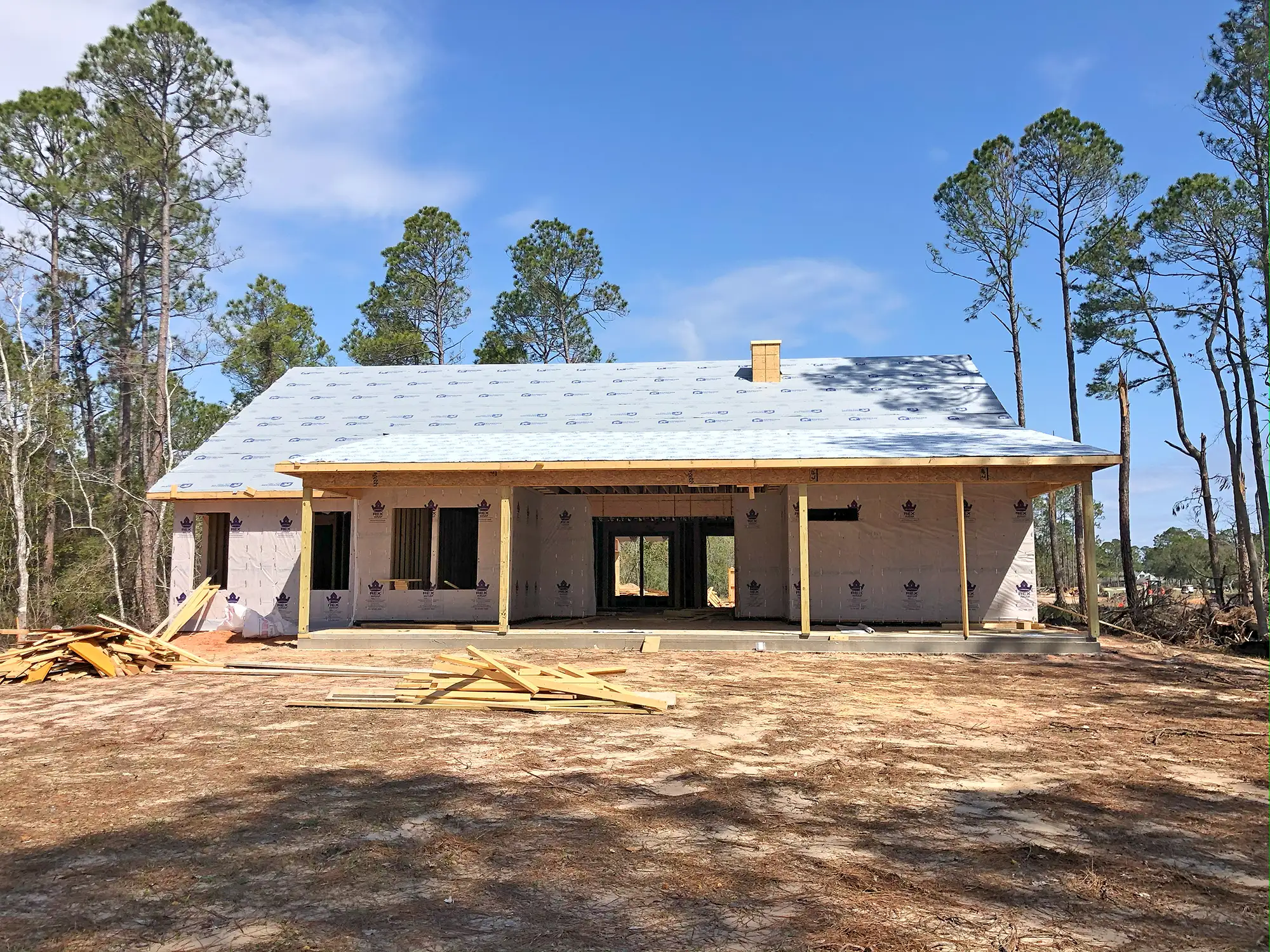Luxury new home construction - Trevino project progress photo 6 by McQuillen Custom Homes in Orange Beach, AL