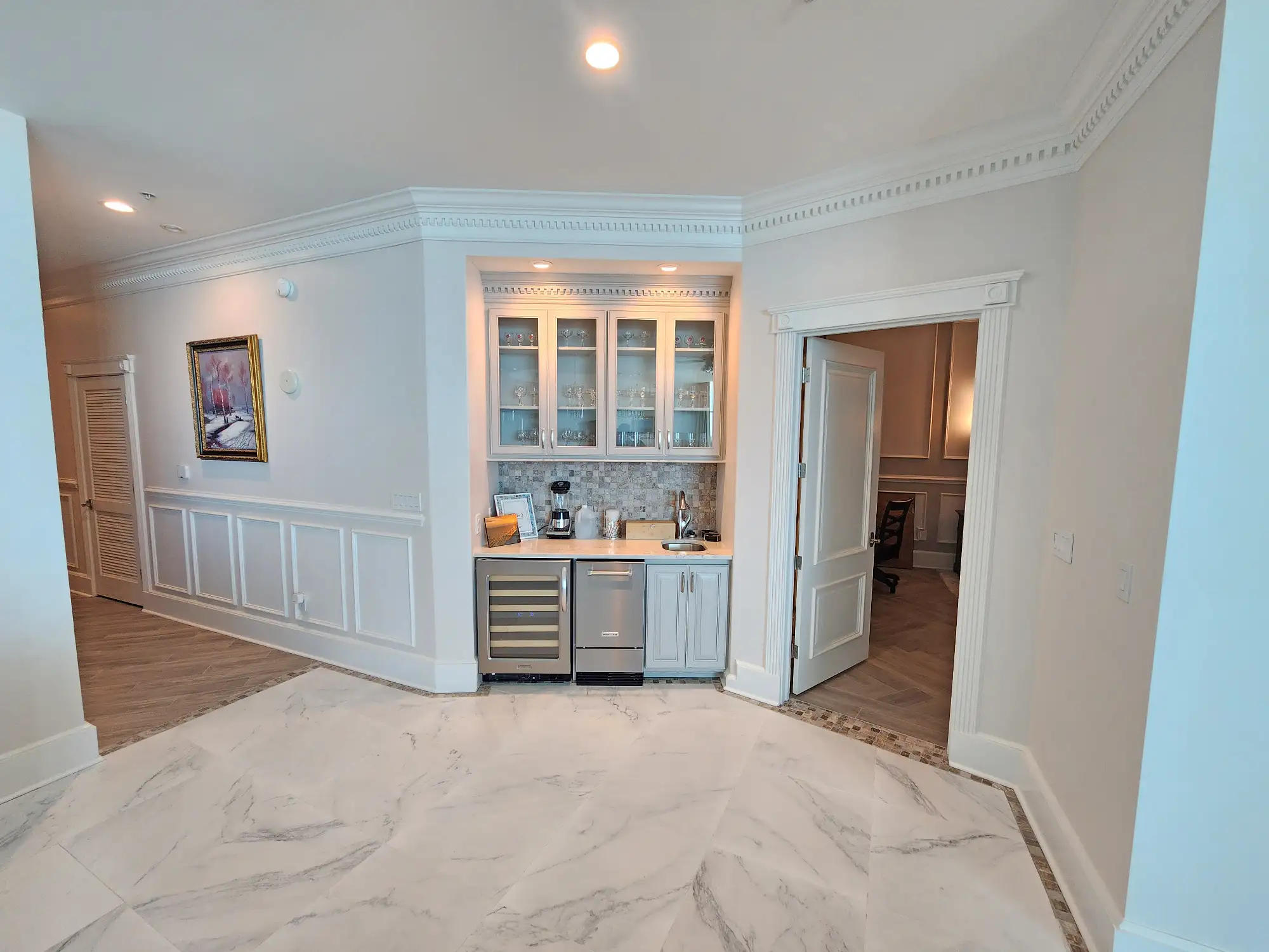 Luxury new home construction - Turquoise project progress photo 5 by McQuillen Custom Homes in Orange Beach, AL