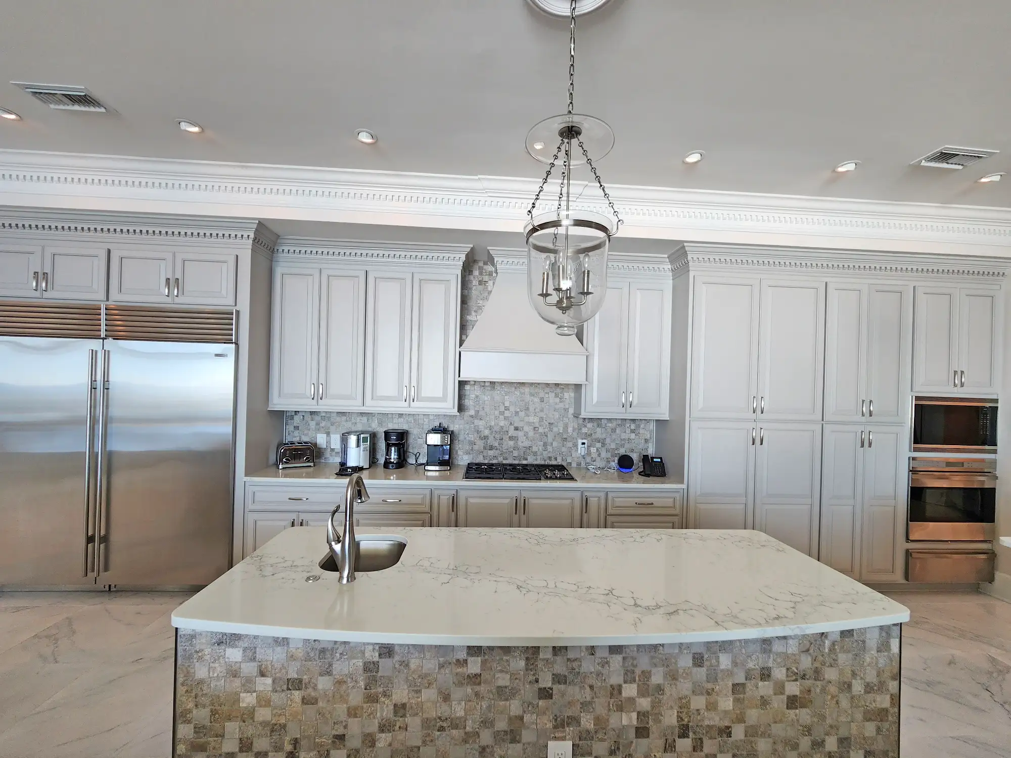 Luxury new home construction - Turquoise project progress photo 11 by McQuillen Custom Homes in Orange Beach, AL